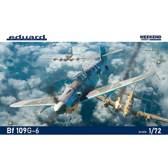 Eduard 7475 1/72 WWII German Bf 109G-6 Fighter Plane [Weekend Edition]