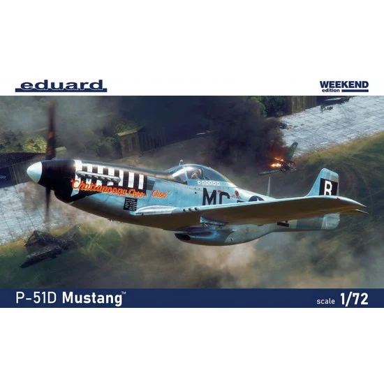 Eduard 7477 1/72 WWII US P-51D Mustang Fighter [Weekend Edition]