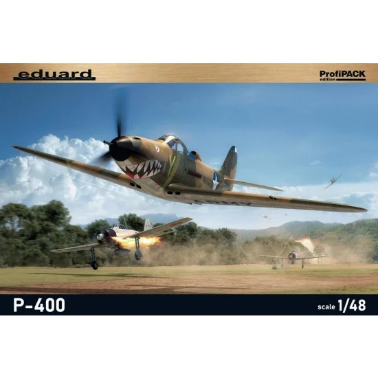 Eduard 8092 1/48 WWII US Bell P-400 Airacobra [ProfiPACK]