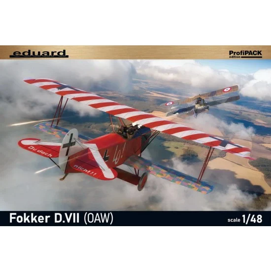 Eduard 8136 1/48 Fokker D.VII (Oaw) Fighter Plane [ProfiPACK] - Model Planes