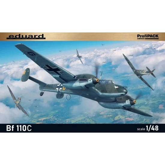 Eduard 8209 1/48 Messerschmitt Bf 110C [ProfiPACK] - Model Planes