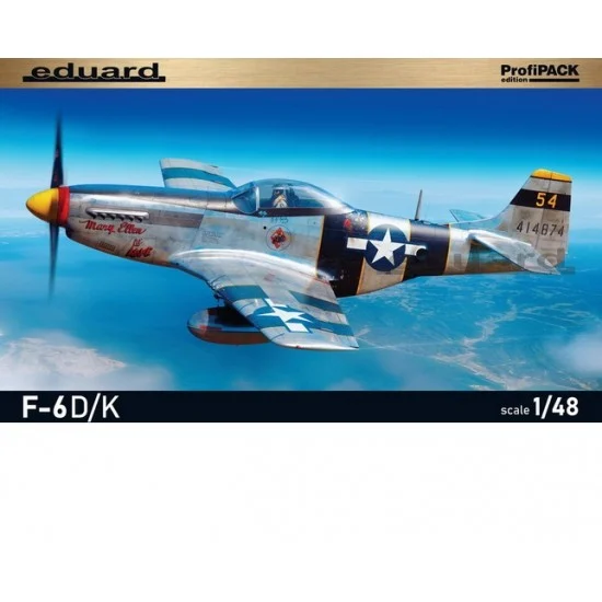 Eduard 82103 1/48 F-6D/K - WWII US Fighter Aircraft P-51D Mustang [ProfiPACK]