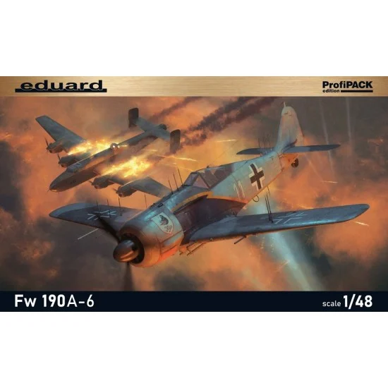 Eduard 82137 1/48 WWII German Focke-Wulf Fw 190A-6 Fighter [ProfiPACK]