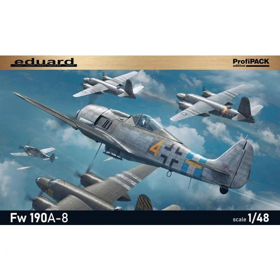 Eduard 82147 1/48 WWII German Fighter Focke-Wulf Fw 190A-8 [ProfiPACK]