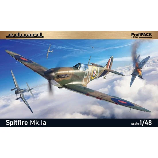 Eduard 82151 1/48 WWII British Spitfire Mk.Ia [Profipack] - Model Planes