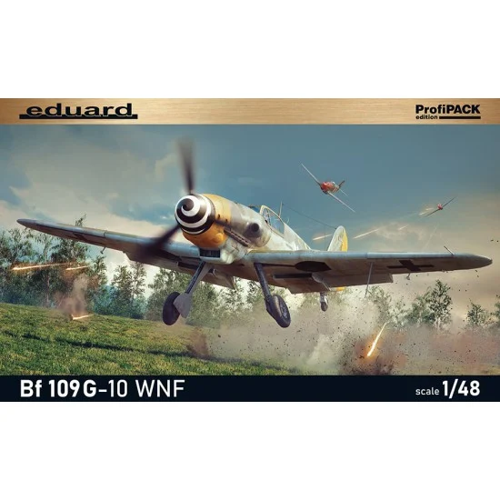 Eduard 82161 1/48 WWII German Fighter Aircraft Messerschmitt Bf 109G-10 [ProfiPACK]