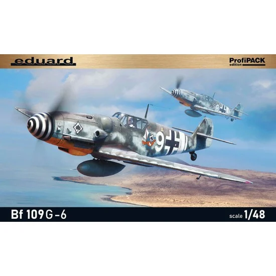 Eduard 82167 1/48 WWII German Bf 109G-6 Fighter [ProfiPACK]