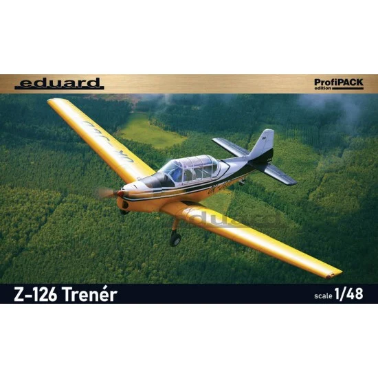 Eduard 82181 1/48 Czechoslovak Zlin Z-126 Trener Single Engine 2-seat Trainer Aircraft [Profipack]