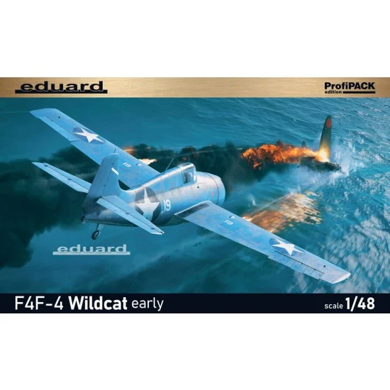 Eduard 82202 1/48 Grumman F4F-4 Wildcat Wildcat Early [ProfiPACK]