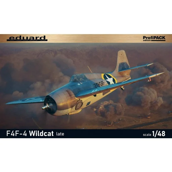 Eduard 82203 1/48 WWII Grumman F4F-4 Wildcat Late [ProfiPACK]