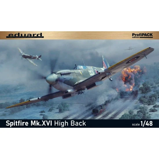 Eduard 8286 1/48 Supermarine Spitfire Mk.XVI High Back [ProfiPACK] - Model Planes