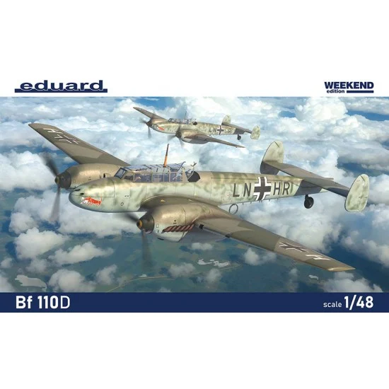 Eduard 8409 1/48 Messerschmitt Bf 110D Twin-engine Heavy Fighter [Weekend Edition]