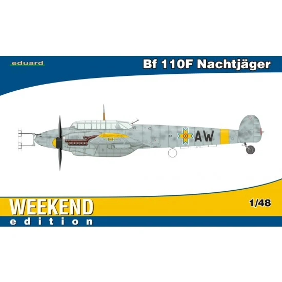 Eduard 84145 1/48 Messerschmitt Bf 110F Nachtjager - Model Planes