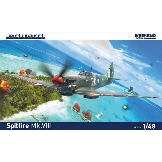 Eduard 84154 1/48 Supermarine Spitfire Mk.VIII [Weekend Edition] - Model Planes