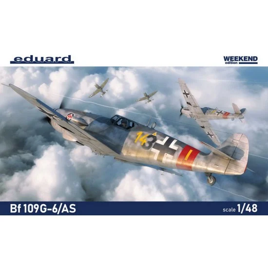 Eduard 84169 1/48 WWII German Messerschmitt Bf 109G-6/AS [Weekend Edition]