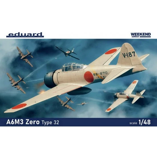 Eduard 84191 1/48 Mitsubishi A6M3 Zero Type 32 [Weekend Edition] - Model Planes