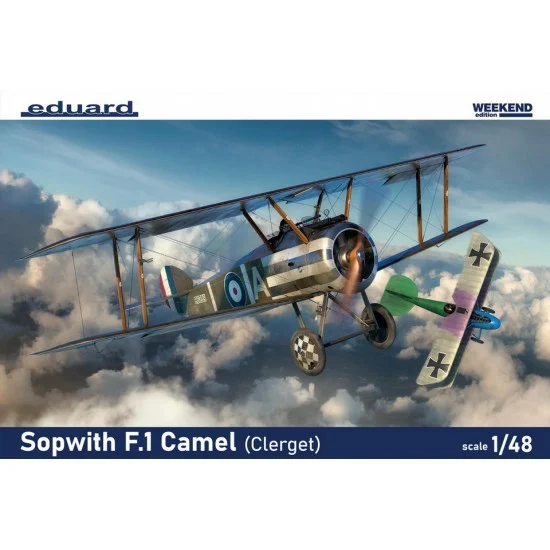 Eduard 8486 1/48 Sopwith F.1 Camel (Clerget) [Weekend Edition] - Model Planes