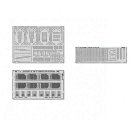 Eduard BIG49413 1/48 Avro Lancaster B Mk.III Dambuster PART II Super Detail Set for HK Models kits - Model Planes