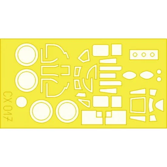 Eduard CX017 1/72 B-25H Mitchell Paint Mask for Hasegawa kit