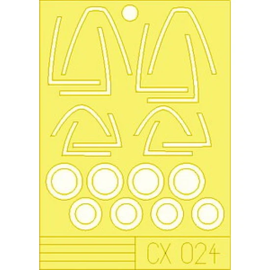 Eduard CX024 1/72 F-18C Hornet Paint Mask for Hasegawa kit