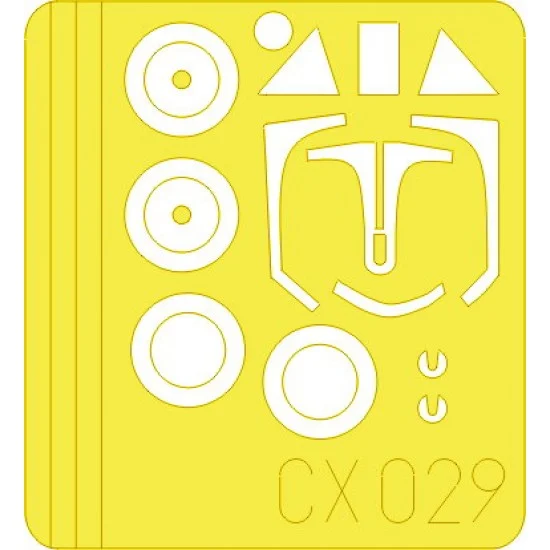 Eduard CX029 1/72 Focke-Wulf Fw 190A Paint Mask for Tamiya kit