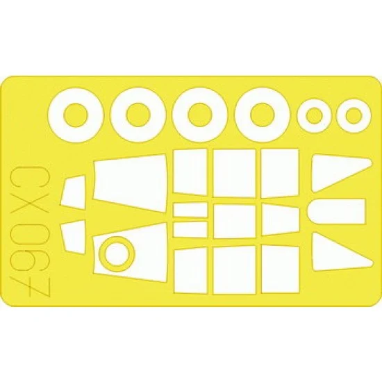 Eduard CX067 1/72 F-84G Thunderjet Paint Mask for Tamiya kit