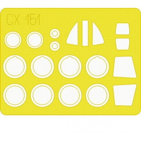 Eduard CX151 1/72 BAC TSR 2 Paint Mask for Airfix kit - Model Planes