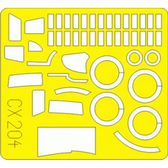 Eduard CX204 1/72 Savoia-Marchetti SM 82 Marsupiale Paint Mask for Italeri kit