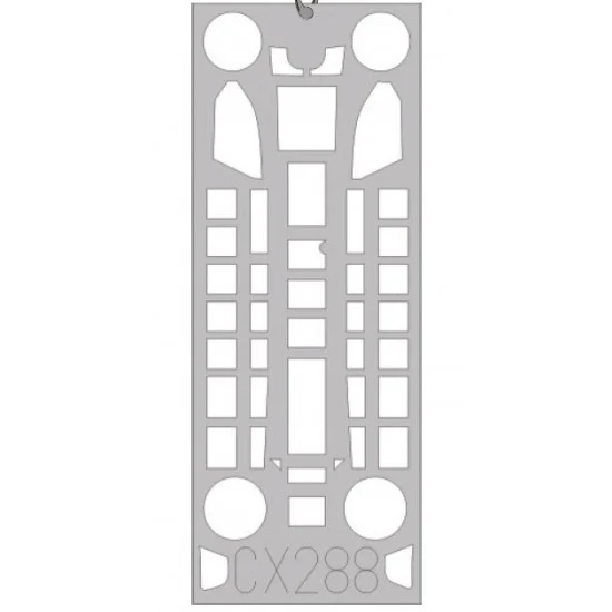 Eduard CX288 1/72 Messerschmitt Bf 110E Paint Mask for Airfix kit - Model Planes