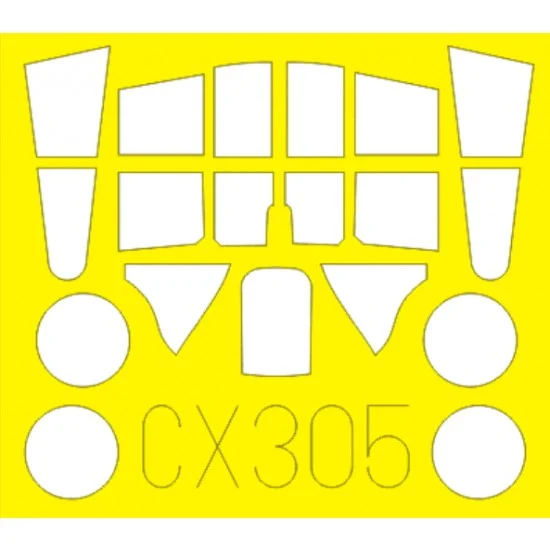 Eduard CX305 1/72 P-40B Paint Mask for Airfix kit