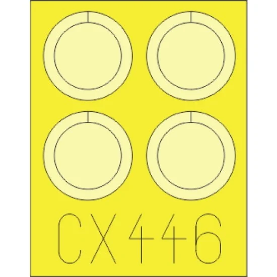 Eduard CX446 1/72 RAF BE.2c Nightfighter Paint Mask for Airfix #02101 kit - Model Planes