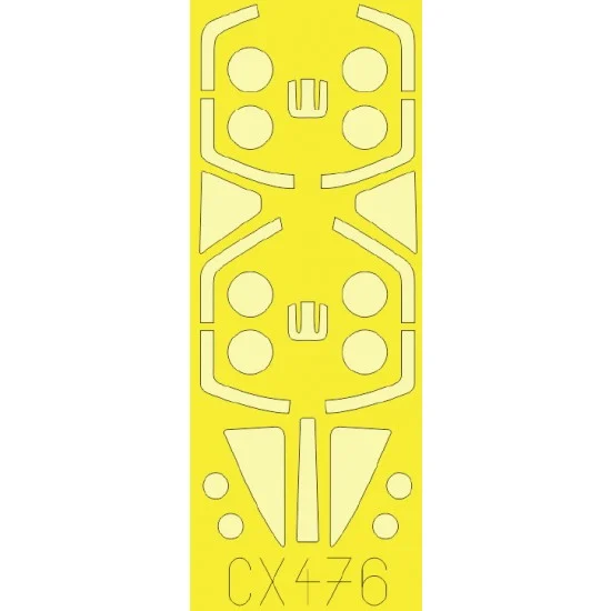 Eduard CX476 1/72 Dassault Mirage F.1B Paint Mask for Special Hobby kit - Model Planes