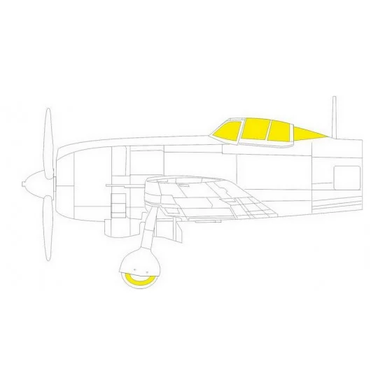 Eduard CX626 1/72 Nakajima Ki-84 Hayate Paint Masking for Arma Hobby kits