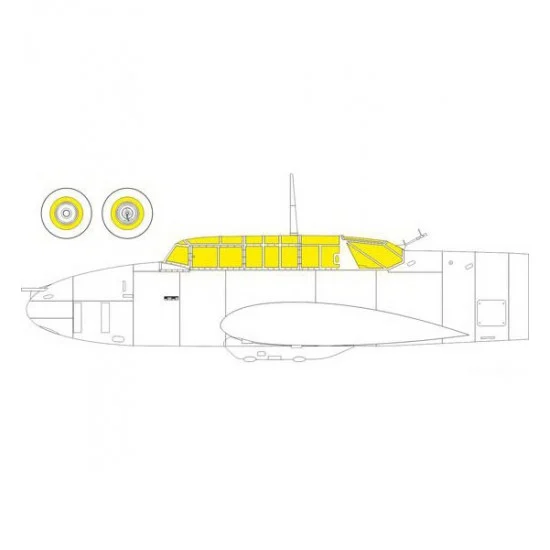 Eduard CX633 1/72 Messerschmitt Bf 110E Masking for Eduard kits - Model Planes