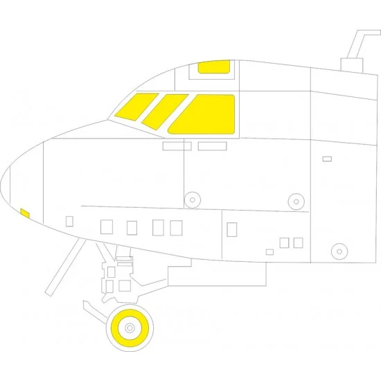 Eduard CX688 1/72 Grumman E-2C Hawkeye Masking for Heller kits