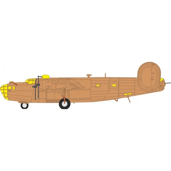 Eduard CX700 1/72 B-24D Paint Mask for Airfix kits