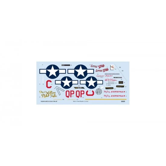 Eduard D32010 1/32 P-51D-5 Mustang "15th AF" Decals for Tamiya/Revell kits