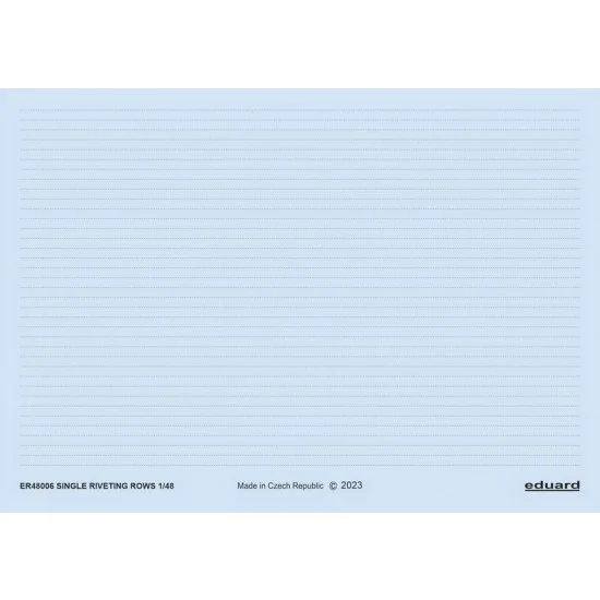 Eduard ER48006 1/48 Single Riveting Rows - Model Planes