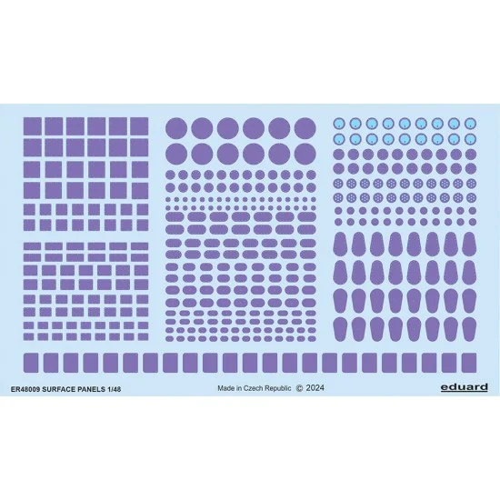 Eduard ER48009 1/48 Surface Panels ERIVET - Model Planes