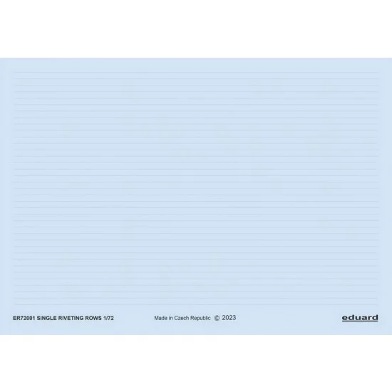 Eduard ER72001 1/72 Single Riveting Rows - Model Planes