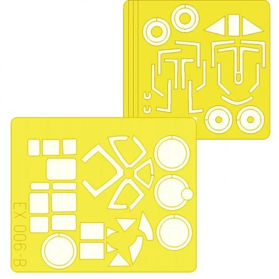 Eduard EX006 1/48 Heinkel He 111 Paint Mask for Revell/Monogram kit - Model Planes