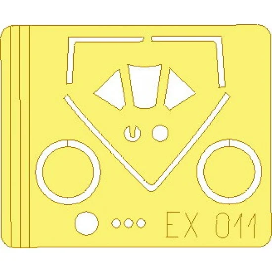 Eduard EX011 1/48 P-47D-25 Thunderbolt Paint Mask for Hasegawa kit