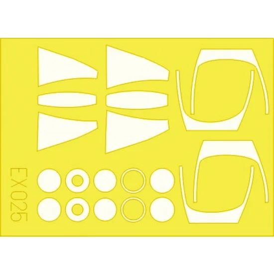 Eduard EX025 1/48 Vought A-7D Corsair II/E Paint Mask for Hasegawa kit
