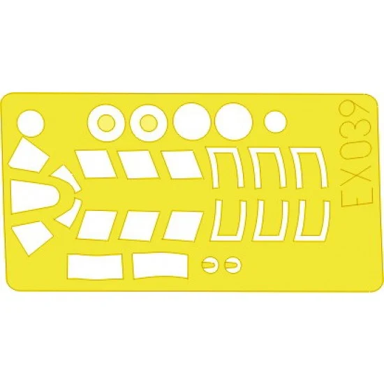 Eduard EX039 1/48 Hurricane Mk.I/II Paint Mask for Hasegawa kit - Model Planes