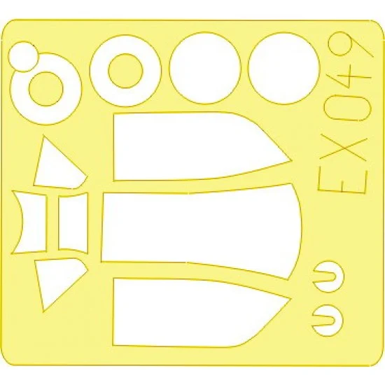 Eduard EX049 1/48 Messerschmitt Bf-109K Paint Mask for Hasegawa kit