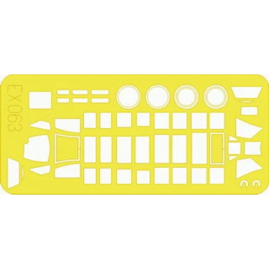 Eduard EX063 1/48 Nakajima B6N Tenzan/Jill Paint Mask for Hasegawa kit - Model Planes