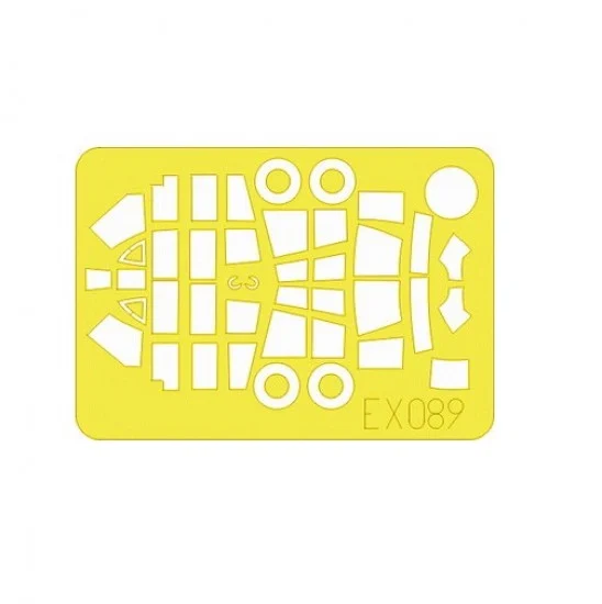 Eduard EX089 1/48 Junkers Ju 87D/G Stuka Paint Mask for Hasegawa kit - Model Planes