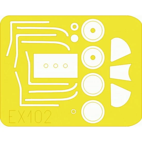 Eduard EX102 1/48 P-51D Mustang Paint Mask for Hasegawa kit
