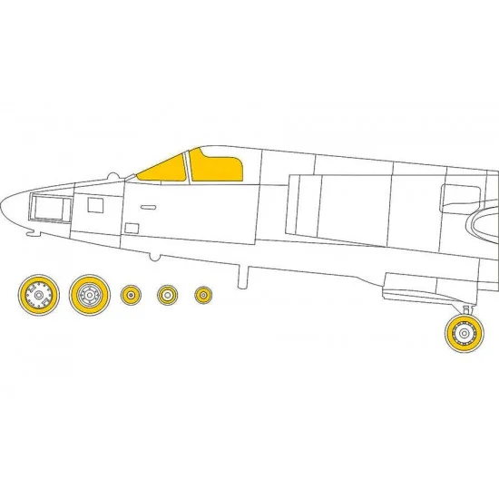 Eduard EX1058 1/48 U-2S Dragon Lady Masks for Hobby Boss kits