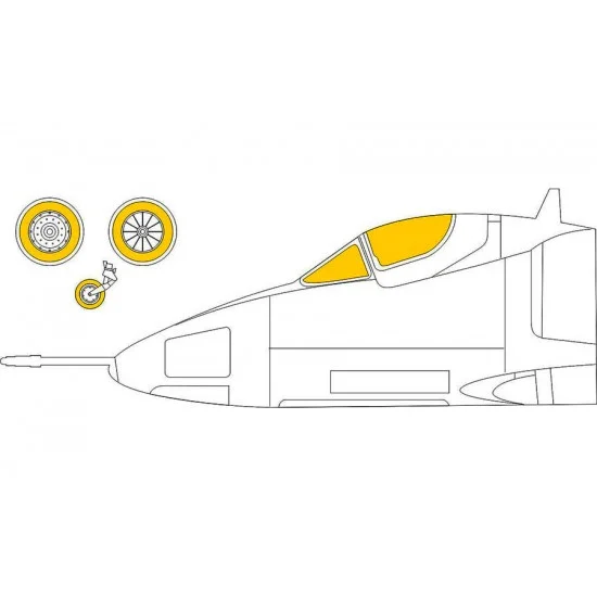 Eduard EX1062 1/48 Douglas A-4C Skyhawk Masks for Hobby 2000 / Hasegawa kits